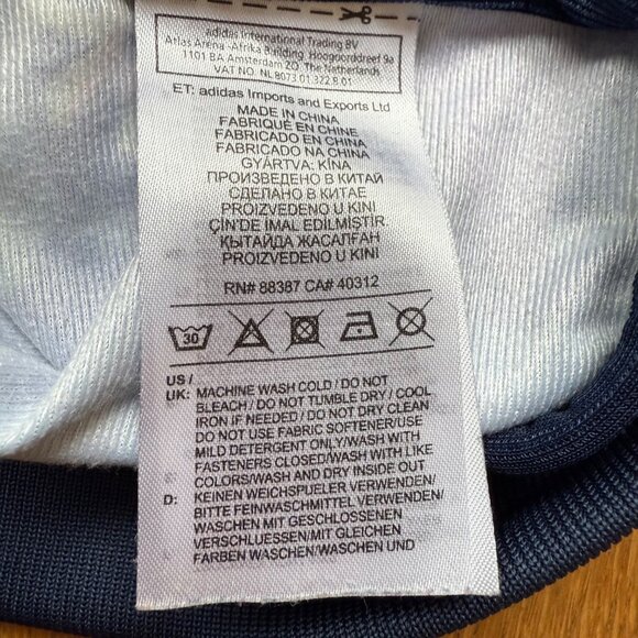 Adidas Size M Multicolor Blossom Of Life Floral Graphic Full Zip Track Jacket - Picture 5 of 15